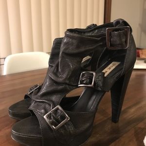 Steve Madden Triple Strap Leather Heels